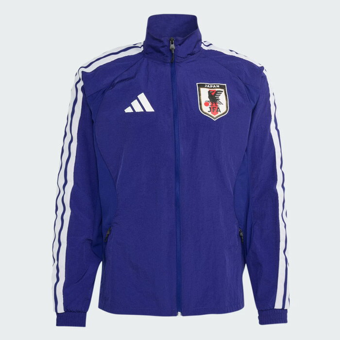 乐天商城 - アディダス サッカー日本代表 2026 ホーム アンセムジャケット adidas ジャパン ナイロンジャケット トレーニングウェア 長袖 大人 (V9927)