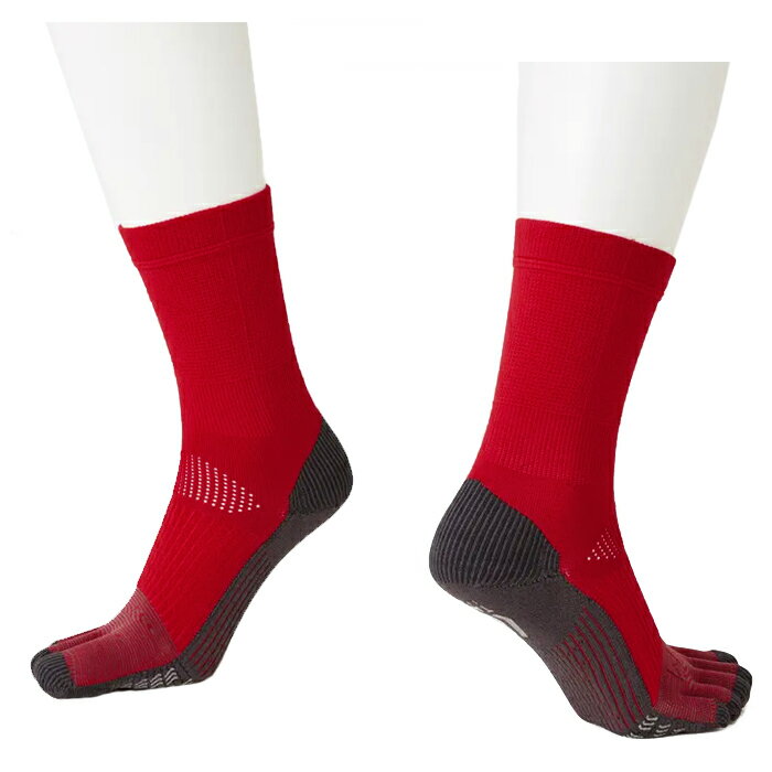 タビオ フットボール 5本指 ソックス Tabio Sports 【サッカー・フットサル】 アクセサリ サッカーストッキング ソックス 靴下 大人 メンズ 滑り止め付き 吸水 速乾 消臭 スポーツ (FOOTBALLCREW5FINGER)【ゆうパケット発送※お届けまでに1週間程かかる場合があります】通販 サッカー 用品 セール