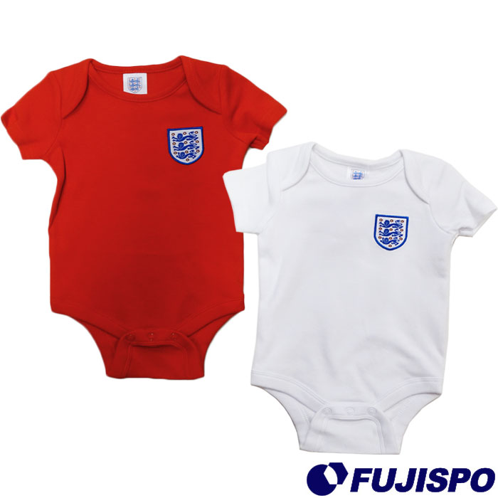 ENGLAND KIT 2PACK BODYSUITS (FA10343) ロンパース　赤ちゃん　ウ ...