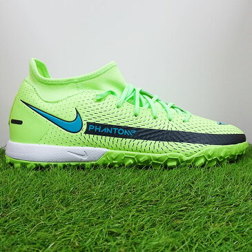 ナイキ ファントム GT アカデミー DF TF NIKE 【サッカー・フットサル】 シューズ トレーニングシューズ トレシュー ダイナミックフィット ライムグロー×アクアマリン×オフノアール (CW6666-303)