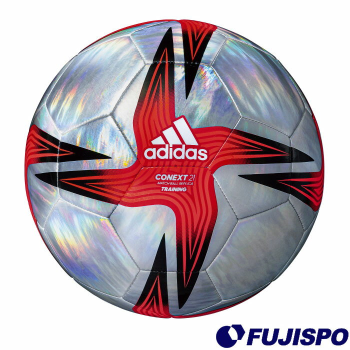アディダス コネクト21 トレーニング adidas 【サッカー・フットサル】 ボール サッカーボール 4号球 ジュニア キッズ 子供 小学生用 練習　FIFA2021 CONEXT21 スペシャルエディション ホワイト×レッド (AF438HO)