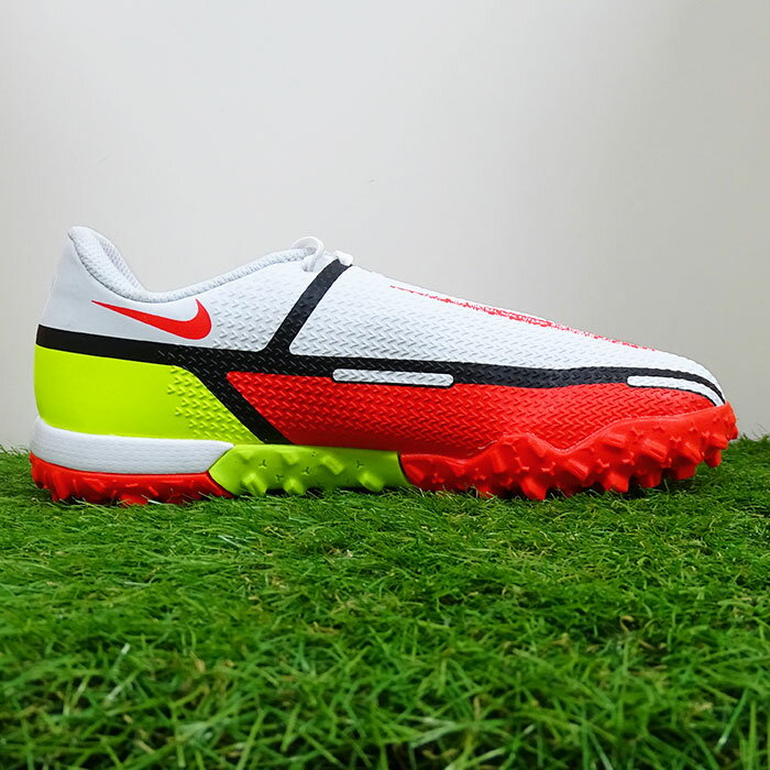 ナイキ JR ファントム GT 2 アカデミー TF NIKE 【サッカー・フットサル】 シューズ ジュニア トレーニングシューズ トレシュー 子供用 キッズ ターフ ホワイト×ブライトクリムゾン×ボルト (DC0817-167)ネット通販 サッカー 用品 セール