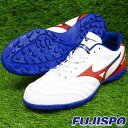 ミズノ モナルシーダ NEO SALA SELECT TF mizuno 【サッカー・フットサル】 シューズ トレーニングシューズ トレシュー ターフ 人工芝 屋外 ワイド MONALCIDA ホワイト×レッド (Q1GB212262)