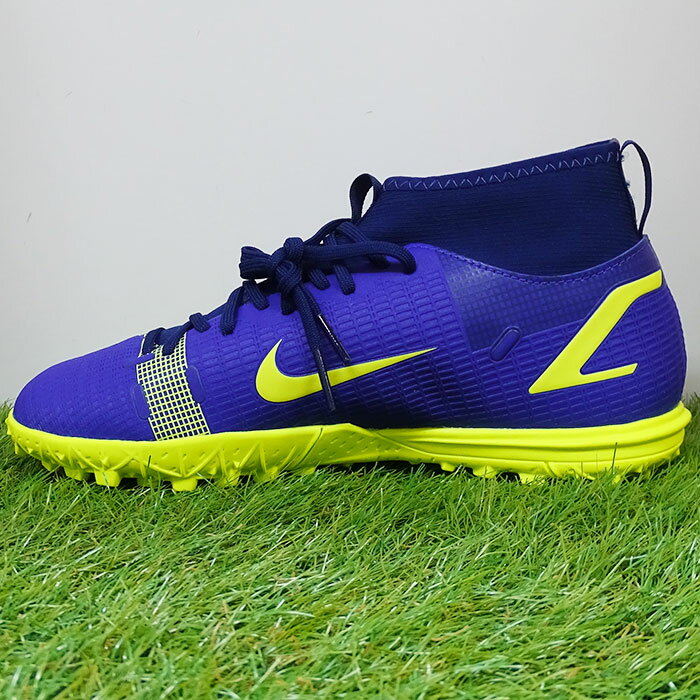 ナイキ ジュニア マーキュリアル スーパーフライ 8 アカデミー TF NIKE 【サッカー・フットサル】 シューズ ジュニア トレーニングシューズ トレシュー キッズ 子供 人工芝 ターフ Mercurial ラピス×ボルト×ブルーボイド (CV0789-474)格安セール サッカー 用品 セール