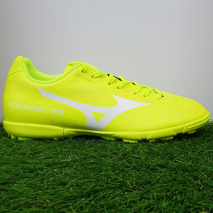 ミズノ モナルシーダ NEO SALA CLUB TF mizuno 【サッカー・フットサル】 シューズ トレーニングシューズ トレシュー メンズ 大人 ワイド 人工芝 ターフ monalcida ネオ サラ プロ イエロー×ホワイト (Q1GB212301)バーゲン サッカー 用品 セール