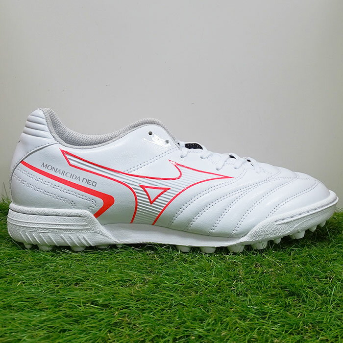 ミズノ モナルシーダ NEO II SW AS mizuno 【サッカー・フットサル】 シューズ トレーニングシューズ トレシュー 大人 メンズ ユニセックス 人工芝 ターフ スーパーワイド MONARCIDA ネオ 2 ホワイト×ピンク (P1GD222464)【mm2202】