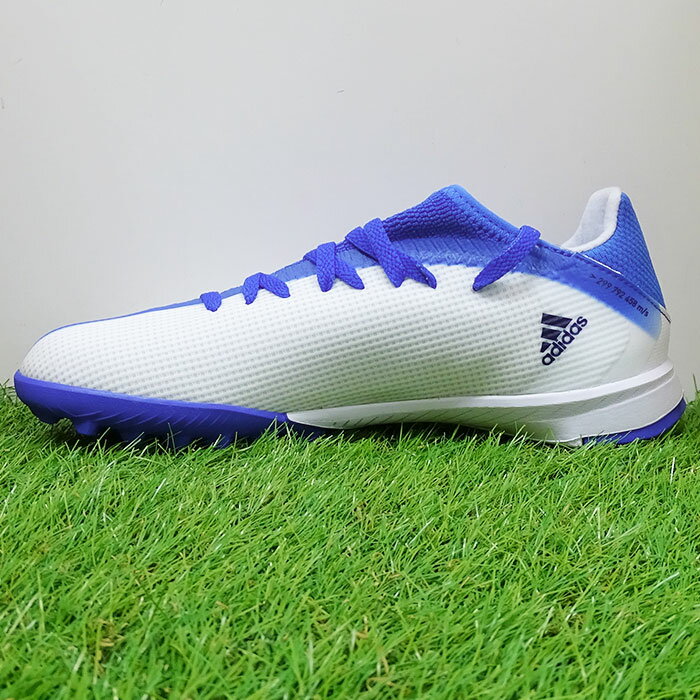 アディダス エックス スピードフロー.3 TF J adidas 【サッカー・フットサル】 シューズ ジュニア トレーニングシューズ トレシュー キッズ 子供 人工芝 ターフ X Speedflow フットウェアホワイト×レガシーインディゴ×ハイレゾブルー (GW7514)[ad2204]通販　サッカー　用品　セール