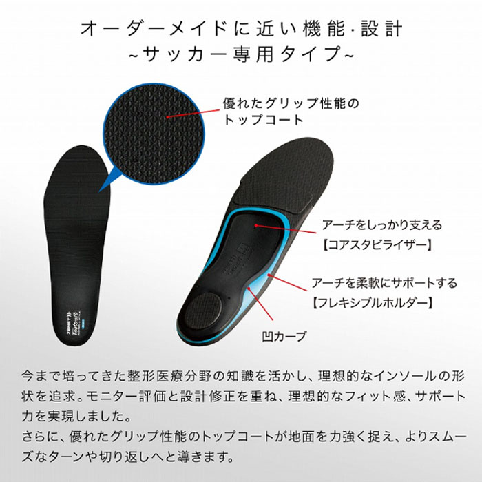 ザムスト Footcraft FOOTBALL STYLE インソール アーチタイプ ZAMST 【サッカー・...
