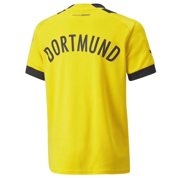 プーマ BVB ホーム SS レプリカ シャツ JR PUMA 【サッカー・フットサル】 ウェア ドルトムント DORTMUND 半袖 プラクティスシャツ ジュニア スポーツウェア (765891)【ゆうパケット発送になります※お届けまでに1週間程かかる場合があります】