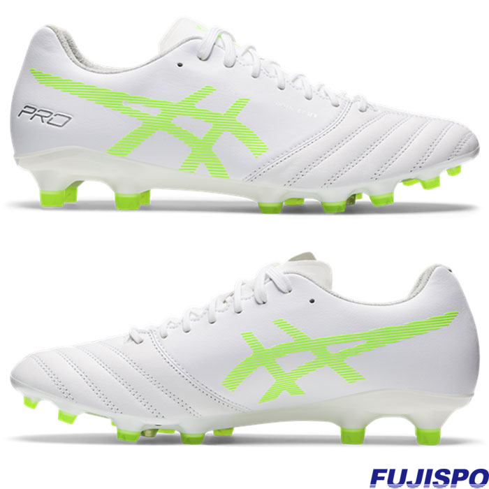 9月8日発売予定 アシックス DSライト X-FLY PRO asics 【サッカー・フットサル】 シューズ サッカースパイク 大人 メンズ ユニセックス 天然芝 人工芝 土 グラウンド DS LIGHT エックス フライ プロ ホワイト×グリーンゲッコ (1101A025-105)