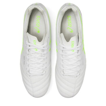 9月8日発売予定 アシックス DSライト X-FLY PRO asics 【サッカー・フットサル】 シューズ サッカースパイク 大人 メンズ ユニセックス 天然芝 人工芝 土 グラウンド DS LIGHT エックス フライ プロ ホワイト×グリーンゲッコ (1101A025-105)