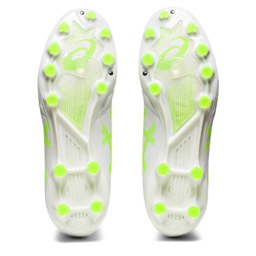 9月8日発売予定 アシックス DSライト X-FLY PRO asics 【サッカー・フットサル】 シューズ サッカースパイク 大人 メンズ ユニセックス 天然芝 人工芝 土 グラウンド DS LIGHT エックス フライ プロ ホワイト×グリーンゲッコ (1101A025-105)