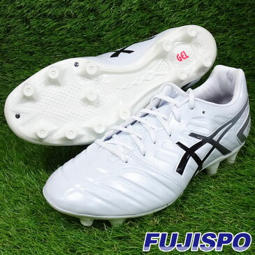 アシックス DSライト CLUB WIDE asics 【サッカー・フットサル】 シューズ サッカースパイク 大人 メンズ 天然芝 人工芝 土 ワイド DS LIGHT クラブ ホワイト×ブラック (1103A074-100)