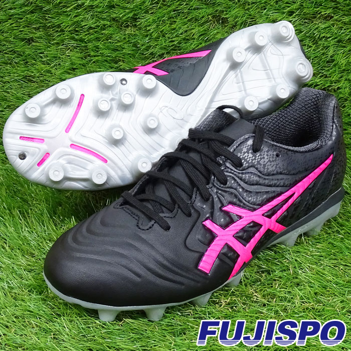 アシックス ウルトラレッツァ 2 JR GS asics 【サッカー・フットサル】 シューズ ジュニア サッカースパイク キッズ 子供 天然芝 人工芝 土 ULTREZZA ブラック×ピンクグロー (1104A042-005)