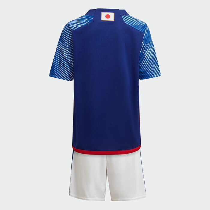 アディダス サッカー日本代表 2022 ホーム ミニキット adidas 【サッカー・フットサル】 ウェア ジュニア キッズ 子供 半袖 シャツ パンツ 上下セット (KO427)ネット注文 サッカー 用品 セール