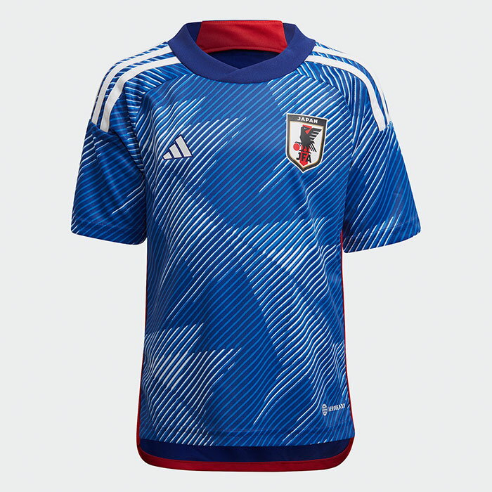 アディダス サッカー日本代表 2022 ホーム ミニキット adidas 【サッカー・フットサル】 ウェア ジュニア キッズ 子供 半袖 シャツ パンツ 上下セット (KO427)ネット注文 サッカー 用品 セール