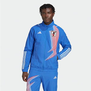 アディダス サッカー日本代表 2022 トラベル ジャケット adidas 【サッカー・フットサル】 ウェア メンズ 大人 ジャージ シャツ フルジップ (SS080)通販セール サッカー 用品 セール