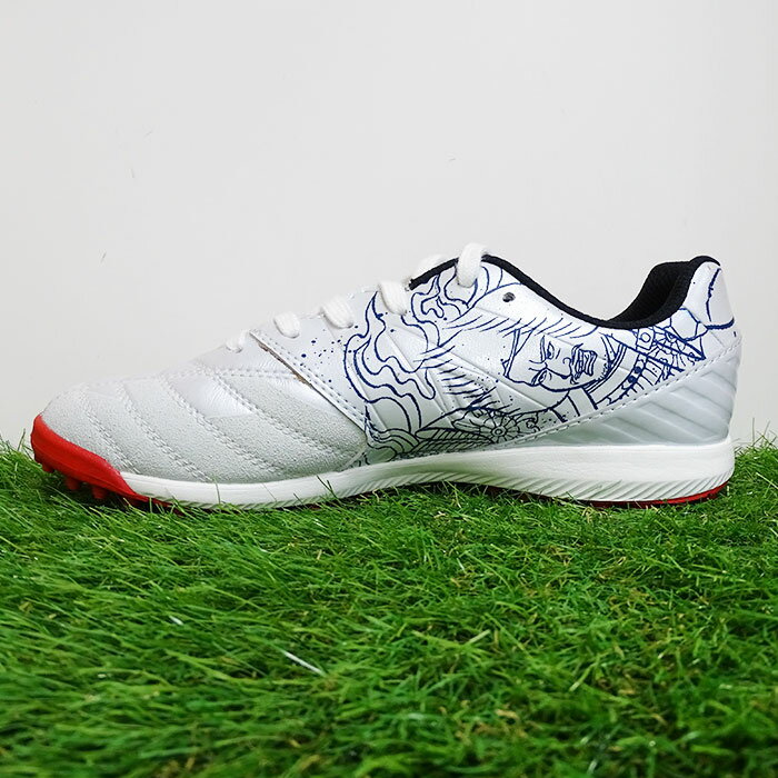 アンブロ アクセレイター KTS JR TF umbro 【サッカー・フットサル】 シューズ ジュニア キッズ トレーニングシューズ トレシュー Sホワイト×Dネイビー×Rレッド (UU4QJB10UG)バーゲン サッカー 用品 セール