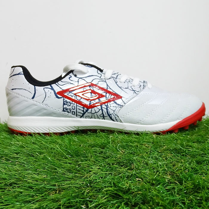 アンブロ アクセレイター KTS JR TF umbro 【サッカー・フットサル】 シューズ ジュニア キッズ トレーニングシューズ トレシュー Sホワイト×Dネイビー×Rレッド (UU4QJB10UG)バーゲン サッカー 用品 セール