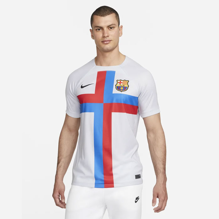 ʥ FC Х륻 22-23 S/S   㡼 NIKE ڥåեåȥ    Ⱦµ ץꥫ ˥ե  ֥ FCB (DN2713-043) 椦ѥå