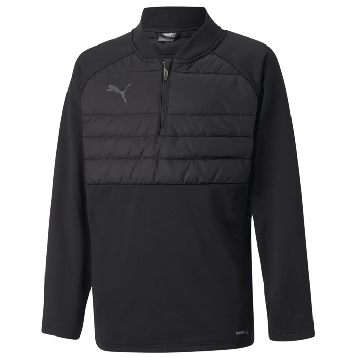 プーマ ジュニア INDIVIDUAL LIGA ハイブリッド トップ puma 【サッカー・フットサル】 ウェア キッズ 子供 Jr スウェット シャツ ハーフジップ ピステ 裏地付き 裏起毛 (658271)格安セール サッカー 用品 セール