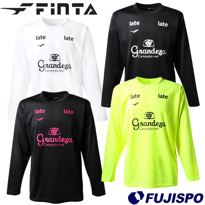 フィンタ GDZ L/S プラクティスTシャツ Finta 【サッカー・フットサル】 ウェア 大人 メンズ 長袖 プラシャツ 昇華 ロング Tシャツ ロンT 練習 トレーニング (FT8817)【ゆうパケット発送※お届けまでに1週間程かかる場合があります】