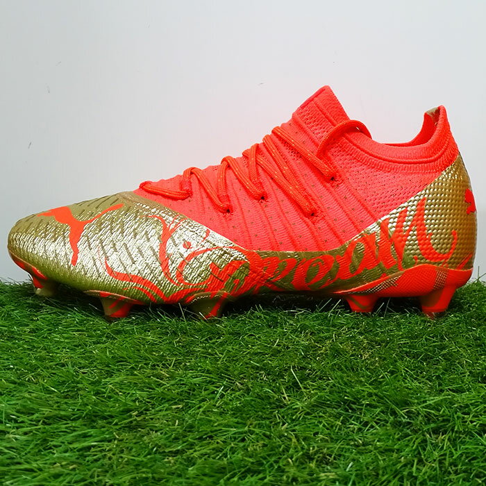 プーマ フューチャー Z 1.4 NJR FG/AG puma 【サッカー・フットサル】 シューズ サッカースパイク 大人 メンズ 天然芝 人工芝 ロングパイル future ファイアリーコーラル×ゴールド (107104-01) 2