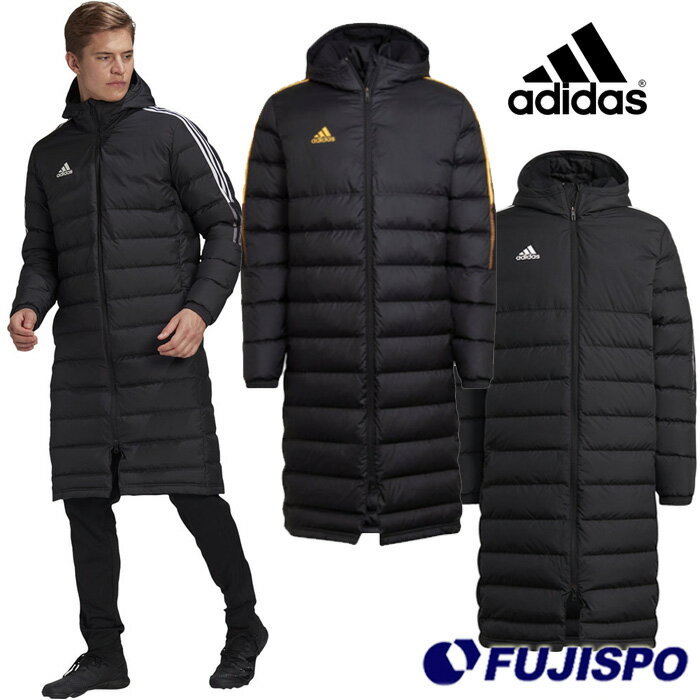 アディダス ベンチコート メンズ アディダス TIRO 21 ロングダウンコート adidas 【サッカー・フットサル】 ウェア ベンチコート ロングコート ダウン アウトドア (21460)