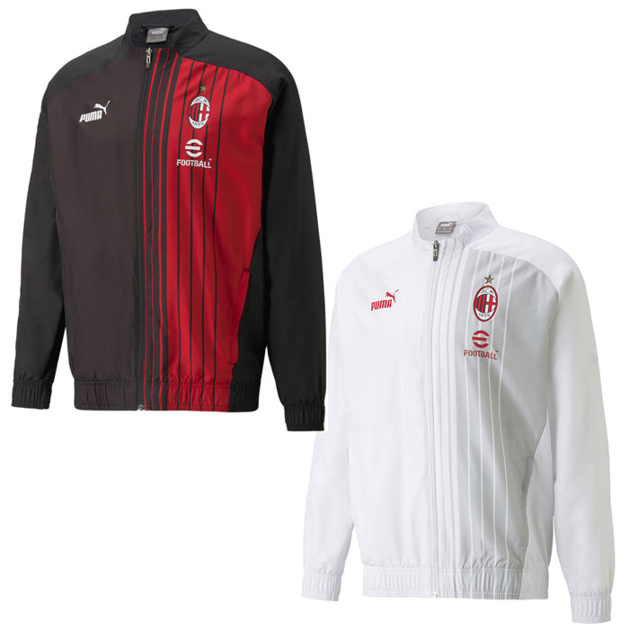 プーマ ACM PM ジャケット JR PUMA 【サッカー・フットサル】 ウェア ジュニア Jr キッズ ジャージ 上着 フルジップ トラックジャケット ACミラン(769327)【ゆうパケット発送になります※お届けまでに1週間程かかる場合があります】