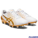 アシックス メナス 4 asics 【サッカー フットサル】 シューズ サッカースパイク メンズ 天然芝 人工芝 土グラウンド MENACE 4 ホワイト×ピュアゴールド (1111A195-104)