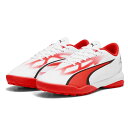 【アウトレット】プーマ ウルトラ プレイ TT + Mid Jr PUMA 【サッカー・フットサル】 シューズ ジュニア トレーニングシューズ トレシュー 土 人工芝 プーマホワイト (10753401)