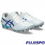 アシックス DS ライト プロ asics シューズ DS LIGHT PRO サッカースパイク 土 天然芝 人工芝 メンズ 大人 White×Tuna Blue (1103A095-100)