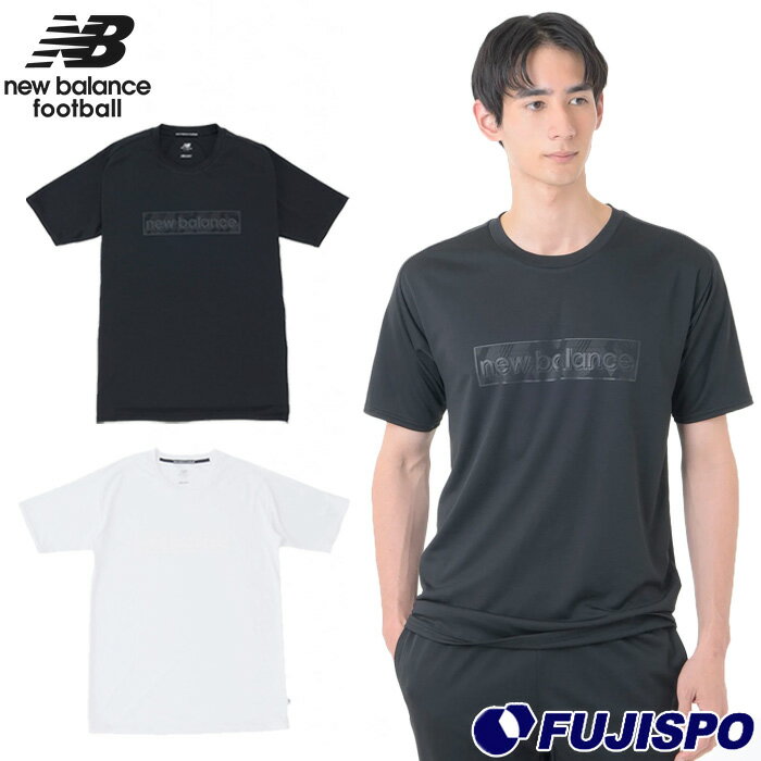 乐天商城 - ニューバランス プラクティスシャツショートスリーブ リニアロゴ NewBalance ウェア プラシャツ Tシャツ 半袖 トレーニング 吸汗速乾 ドライ 大人 メンズ (AMT45218)
