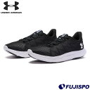 野球 アンダーアーマー ランニングシューズ UNDERARMOUR シューズ ランシュー ランニング トレーニング Black/White/White (302...