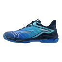 ミズノ mizuno テニスシューズ ユニセックス オムニ・クレー ウエーブエクシードツアー6 61GB2472 28カラー 砂入り人工芝