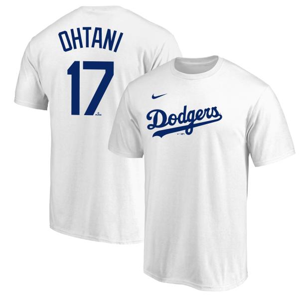 ナイキ NIKE 大谷翔平 Tシャツ 半袖 ロサンゼルス・ドジャース ネーム＆ナンバー メジャーリー