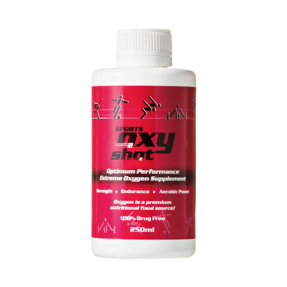 SPORTS OXYSHOT スポーツオキシーショット 250ml スポーツ ランニング マラソン トレーニング リカバリー リフレッシュ 高濃度酸素水 約50回分