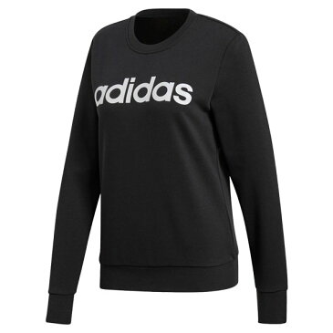 アディダス adidas レディース スウェット シャツ W リニアロゴ クルーネック FRU58 DP2363 トレーニング カジュアル あす楽 メール便対応可