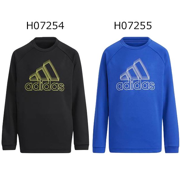 アディダス adidas ジュニア クルーネック スウェット KMI17 H07254 H07255