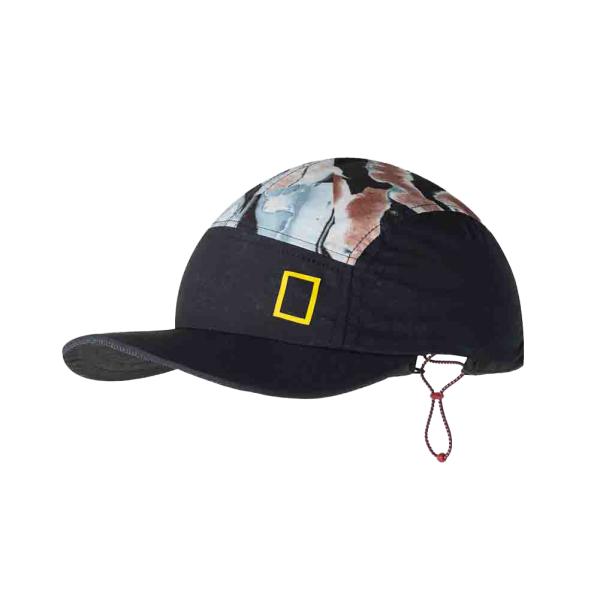 バフ BUFF 501752 5PANEL EXPLORE CAP カラーREIGE BLACK(National Geographic) 帽子 キャップ スポーツ 登山 アウトドア【日本正規商品】 【クロスカントリースキー店舗】