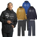 デサント DESCENTE 上下 中綿 ウインドブレーカー エアーサモーション オーセンティックロゴ フルジップフーディー テーパードパンツ DMMWJF32 ...