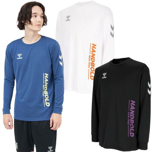 ヒュンメル hummel ハンドボール 練習着 長袖 ベーシック Tシャツ HAP7203 メール便利用可 ロングスリーブ ヒュンメル hummel ハンドボール 練習着 長袖 ベーシック Tシャツ HAP7203 メール便利用可 ロングスリーブ