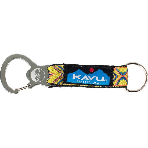 カブー KAVU 【日本正規販売品】19811277 Crackitopen カラーYellow Geo キーチェーン 栓抜き カラビナ 【クロスカントリースキー店舗】