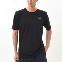 ニューバランス Tシャツ メンズ ニューバランス newbalance トレーニングウエア Q Speed ジャガードショートスリーブ Tシャツ AMT11278 BKカラー メール便利用可 あす楽