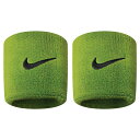 NIKE ナイキ スウッシュ リストバンド 2個入り 汗拭き 手首 BN2095 710カラー アトミックグリーン/ブラック メール便