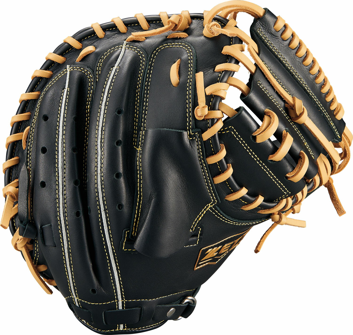 ゼット ZETT 野球 少年軟式用 ジュニア キャッチャーミット グローブ グラブ 捕手用 右投げ ソフトステアシリーズ BJCB74512F 1932カラー ブラック 黒 柔らかめ