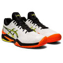 アシックス asics テニスシューズ オムニクレー コート FF 2 1041A084 100カラー キャッシュレス・消費者還元事業 5%