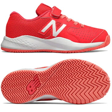 【あす楽対応】 ニューバランス newbalance テニスシューズ ジュニア オールコート KC696 PI3カラー キャッシュレス・消費者還元事業 5%