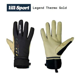 リルスポーツ LILLSPORTS クロスカントリースキー 手袋 レーシンググローブ Legend Thermo Gold 0108 Black(00) 【クロスカントリースキー店舗】