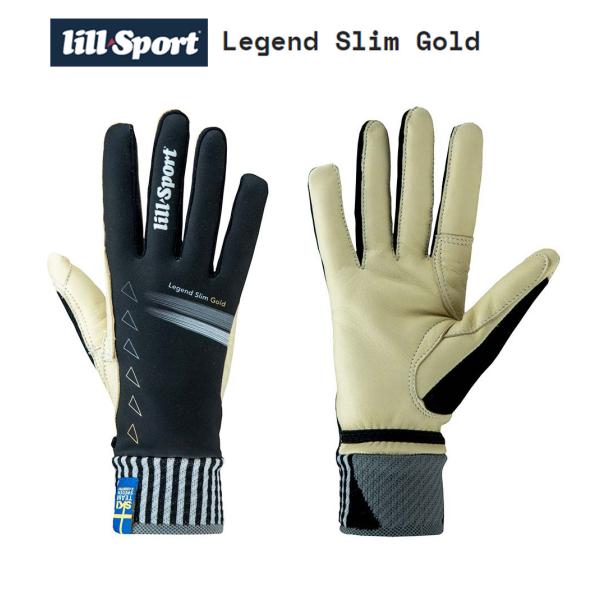 リルスポーツ LILLSPORTS クロスカントリースキー 手袋 レーシンググローブ Legend Slim Gold 0405 Black(00) 【クロスカントリースキー店舗】